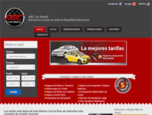 Tablet Screenshot of abccarrentalmexico.com